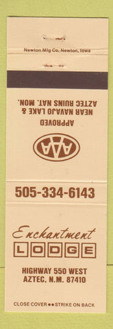 Matchbook Cover - Enchantment Lodge Aztec NM