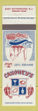 Matchbook Cover - Caughey's Restaurant East Rutherford NJ