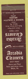 Matchbook Cover - Arcadia Cleaners Bala PA