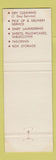Matchbook Cover - Arcadia Cleaners Bala PA