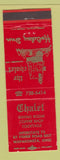 Matchbook Cover - Chalet Restaurant Wapakoneta OH Holiday Inn