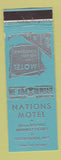 Matchbook Cover - Nations Motel Brookhaven MS