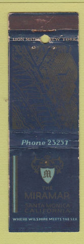 Matchbook Cover - Miramar Santa Monica CA WEAR