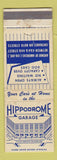 Matchbook Cover - Hippodrome Garage New York City WEAR