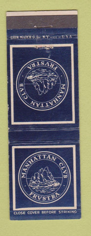Matchbook Cover - Manhattan Club New York City