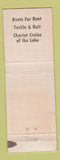 Matchbook Cover - Lewiston Hotel CA WEAR
