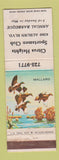 Matchbook Cover - Citrus Heights Sportsmen Club WEAR
