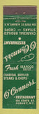Matchbook Cover - O'Connors Restaurant Albany NY