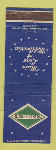 Matchbook Cover - Illinois Central Railroad