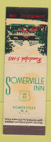 Matchbook Cover - Somerville Inn NJ feature