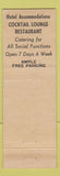 Matchbook Cover - Somerville Inn NJ feature