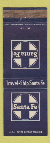 Matchbook Cover - Santa Fe Railroad