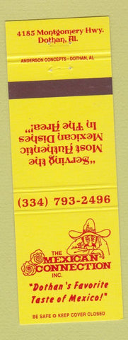 Matchbook Cover - Mexican Connection Restaurant Dothan AL