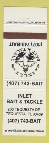 Matchbook Cover - Inlet Bait and Tackle Tequesta FL