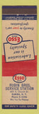 Matchbook Cover - Esso oil gas Rubin Bros Elmira NY
