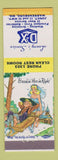Matchbook Cover - Lowry's DX oil gas Warrensburg MO hillbilly