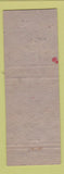 Matchbook Cover - Lighthouse Chevron oil gas Beaumont CA Cafe Cbins