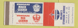 Matchbook Cover - Holand's Standard oil gas Jamestown ND