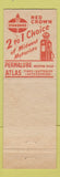 Matchbook Cover - Holand's Standard oil gas Jamestown ND
