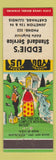 Matchbook Cover - Eddie's Standard oil gas Carthage IL hillbilly Eddie Seigfreid