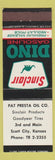 Matchbook Cover - Sinclair oil gas Pat Presta Scott City KS