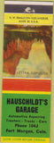 Matchbook Cover - Hauschildt's Garage Fort Morgan CO repairs tractors