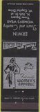 Matchbook Cover - Erwin Town Country Clothes Milwaukee?