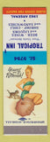 Matchbook Cover - Tropical Inn St Louis MO? pinup SAMPLE