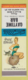 Matchbook Cover - Gaytime Bar Peter Antross pinup SAMPLE