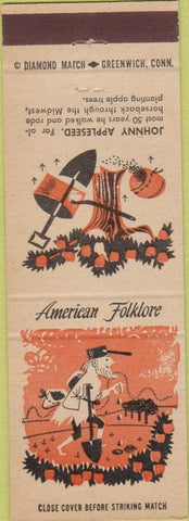 Matchbook Cover - American Folklore Johnny Appleseed