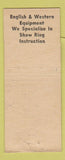 Matchbook Cover - Gay's Olympic Riding Club Seattle WA pinup BOBTAIL