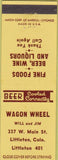 Matchbook Cover - Wagon Wheel Littleton CO
