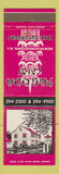 Matchbook Cover - Pagoda Inn Chinese North Kingstown RI