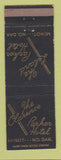 Matchbook Cover - Clarence Parker Hotel Minot ND
