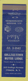 Matchbook Cover - Collegetown Motor Lodge Ithaca NY
