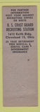 Matchbook Cover - US Coast Guard Recruiting Cleveland OH