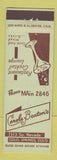 Matchbook Cover - Carole Beaton's Colorado Springs restaurant
