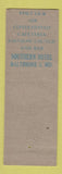 Matchbook Cover - Southern Hotel Baltimore MD