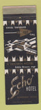 Matchbook Cover - Echo Hotel Edinburg TX WEAR