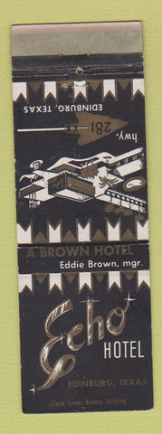 Matchbook Cover - Echo Hotel Edinburg TX WEAR