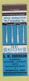 Matchbook Cover - GW Robinson Jewelry Esterville IA Rogers Oneida Silverware