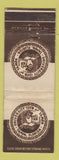 Matchbook Cover - University Club of Tampa FL WORN
