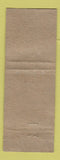 Matchbook Cover - University Club of Tampa FL WORN