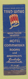 Matchbook Cover - Drum Grill Hotel Cambridge MA Feature WEAR
