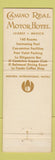 Matchbook Cover - Camino Real Motor Hotel Juarez Mexico