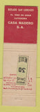 Matchbook Cover - Anfa Super Motel Santa Rosa Monterrey Mexico
