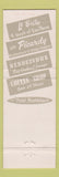 Matchbook Cover - Muehlebach Hotel Kansas City MO