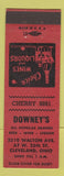 Matchbook Cover - Downey's Liquor Cleveland OH