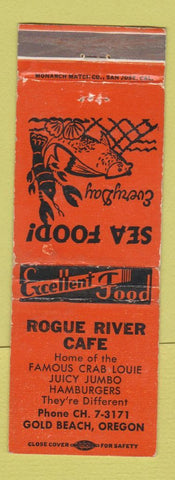 Matchbook Cover - Rouge River Cafe Gold Beach OR WEAR