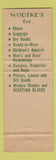 Matchbook Cover - Wodtke's Restaurant Vero Beach FL